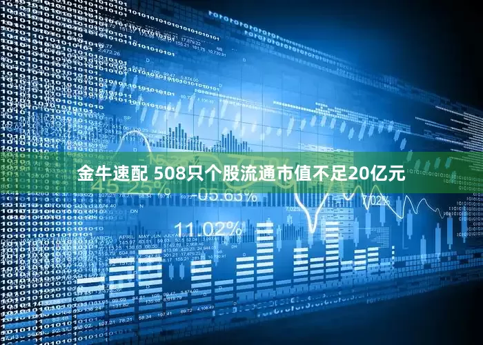 金牛速配 508只个股流通市值不足20亿元
